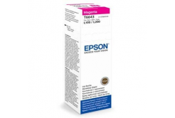 Epson T66434A C13T66434A purpurová (magenta) originální cartridge