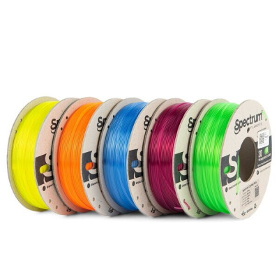 Spectrum 80889 3D filament, 5Pack PLA Crystal, 1,75mm, 5x250g