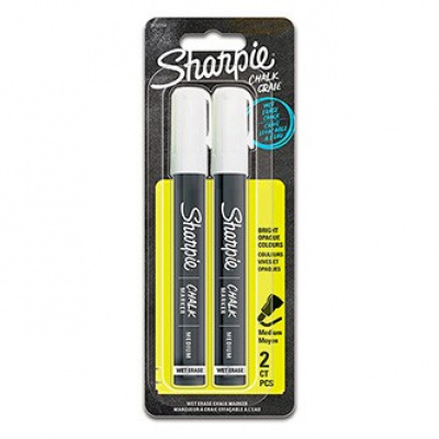 Sharpie 2157734, křídový fix Chalk Marker, bílý, 2ks