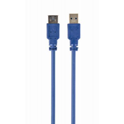 Kabel CABLEXPERT CCP-USB3-AMAF-6 USB A-A 1,8m 3.0 prodlužovací, modrý