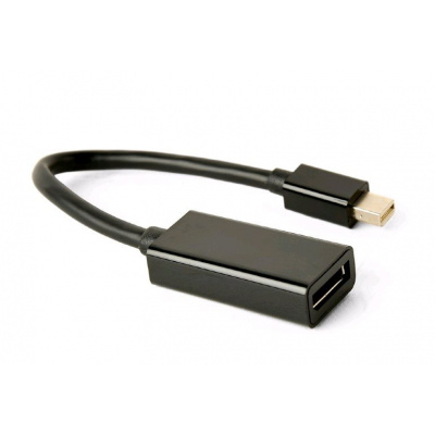 Kabel CABLEXPERT A-mDPM-DPF4K-01 red. Displayport na miniDisplayport, F/M, 4K, černá