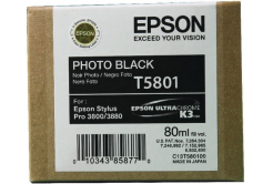 Epson T5801 foto černá (photo black) originální cartridge