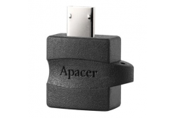 Apacer USB redukce (2.0), USB A samice - microUSB samec, černá