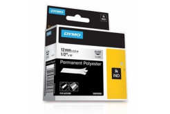 Dymo Rhino 622289, 12mm x 5,5m, černý tisk/průhledný podklad, originální páska