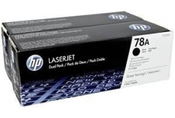 HP 78A CE278AD dvojbalení černý (black) originální toner