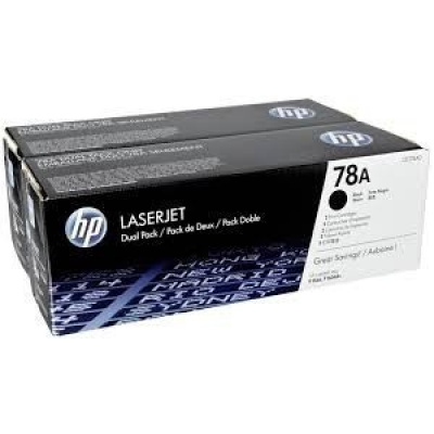 HP 78A CE278AD dvojbalení černý (black) originální toner