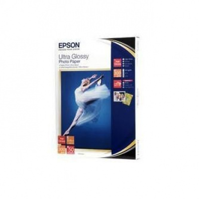 Epson S041944 Ultra Glossy Photo Paper, foto papír, lesklý, bílý, R200, R300, R800, RX425, RX500, 13x18cm, 50Ks