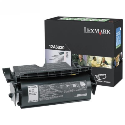 Lexmark 12A6830 černý (black) originální toner