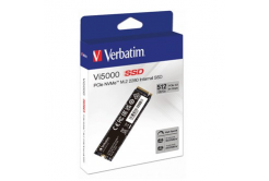 Interní disk SSD Verbatim interní NVMe, 512GB, Vi5000 M.2, 31825, 5000 MB/s-R, 2500 MB/s-W