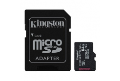 Kingston paměťová karta Industrial C10, 64GB, micro SDxc, SDCIT2/64GB, UHS-I U3 (Class 10), pSLC karta s adaptérem, V30, A1