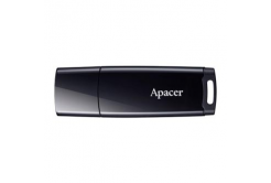 Apacer USB flash disk, USB 2.0, 32GB, AH336, černý, AP32GAH336B-1, USB A, s krytkou