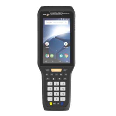 Datalogic Skorpio X5, 1D, imager, Func. Num., Gun, BT, Wi-Fi, NFC, Android, GMS, ext. bat.