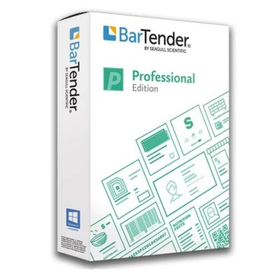 Seagull BTP-WS-SUB-1YR BarTender 2022 Professional, workstation license, unlimited printers