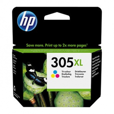 HP 305XL 3YM63AE barevná (color) originální cartridge