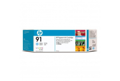 HP 91 C9470A světlé azurová (light cyan) originální cartridge