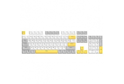 Marvo sada vyměnitelných kláves, PBT Keycap set KP-04 US, žlutá