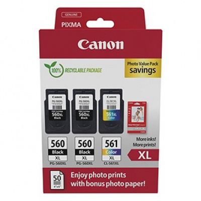 Canon originální ink PG-560/CL-561, CMYK