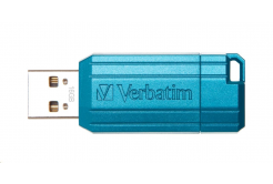 VERBATIM Flash Disk 16GB Hi-Speed Store 'n' Go, Pinstripe, USB 2.0, Caribbean modrá