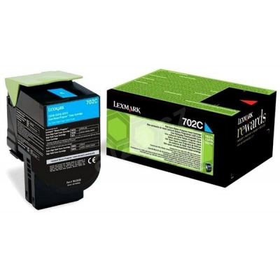 Lexmark 70C20C0 azurový (cyan) originální toner