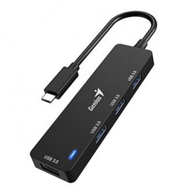 USB (3.0) hub 4-port, UH-400, černý, Genius