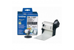 Brother DK-11207, 58mm, etikety na CD, role etiket