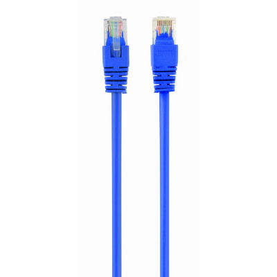 Patch kabel CABLEXPERT PP12-0.25M/B c5e UTP  0 25m BLUE