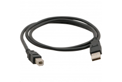 Kabel C-TECH CB-USB2AB-3-B USB A-B 3m 2.0, černý