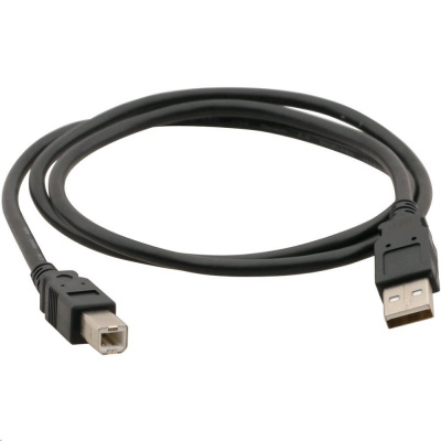 Kabel C-TECH CB-USB2AB-3-B USB A-B 3m 2.0, černý