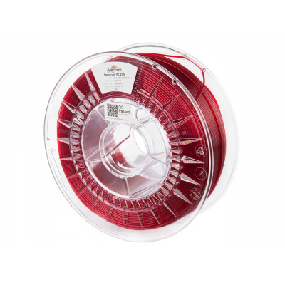 Spectrum 80940 3D filament, PC 275, 1,75mm, 1000g, TRANSPARENT RED