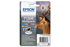 Epson T1306 C13T13064012 barevná (CMY) sada originální cartridge