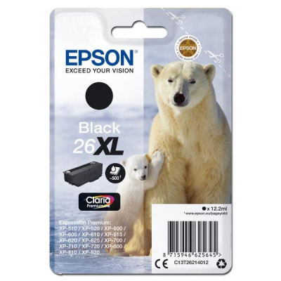 Epson 26XL T2621 černá (black) originální cartridge