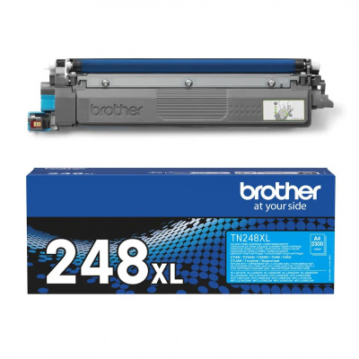 Brother TN248XLC azurový (cyan) originální toner