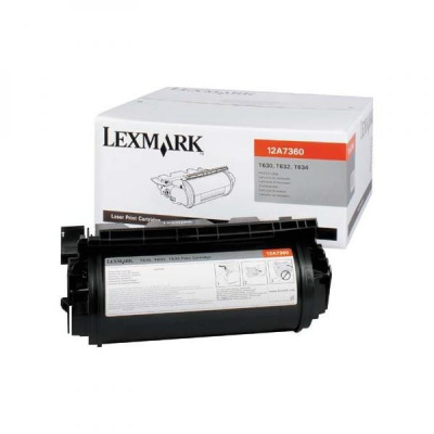 Lexmark 12A7360 černý (black) originální toner