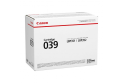 Canon CRG-039 0287C001 černý (black) originální toner