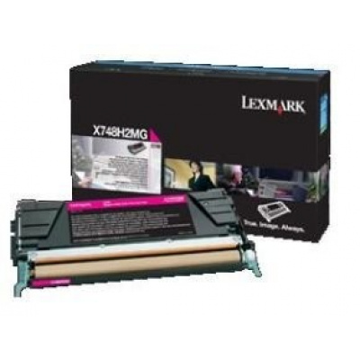 Lexmark X748H3MG purpurová (magenta) originální toner