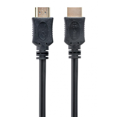 Kabel CABLEXPERT CC-HDMI4L-6 HDMI-HDMI 1,8m, 1.4, M/M stíněný, zlacené kontakty, CCS, ethernet, černý