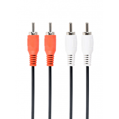 Kabel CABLEXPERT CCA-2R2R-6 přípojný 2xcinch/2xcinch, 1,8m audio