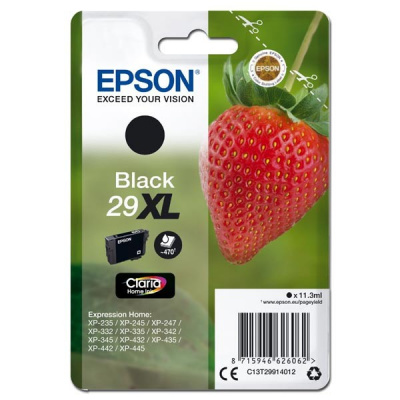 Epson T29XL C13T29914012 černá (black) originální cartridge