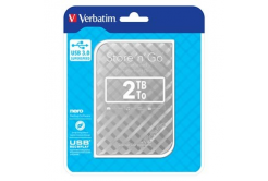 Verbatim externí pevný disk, Store N Go, 2.5", USB 3.0 (3.2 Gen 1), 2TB, 53198, stříbrný