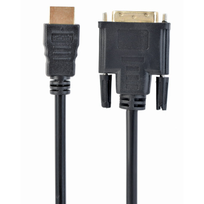 Kabel CABLEXPERT CC-HDMI-DVI-6 HDMI-DVI  1,8m, 1.3, M/M stíněný, zlacené kontakty