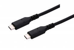 Kabel C-TECH CB-USB4-1B USB 4.0, Type-C (CM/CM), PD 100W, 40Gbps, 1m, černý