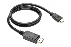 Kabel C-TECH CB-DP-HDMI-20 DisplayPort/HDMI, 2m, černý