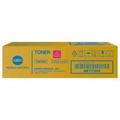 Konica Minolta TNP-92M AE1Y350 purpurový (magenta) originální toner