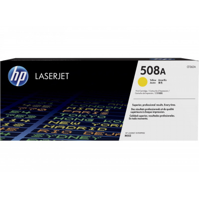 HP 508A CF362A žlutý (yellow) originální toner