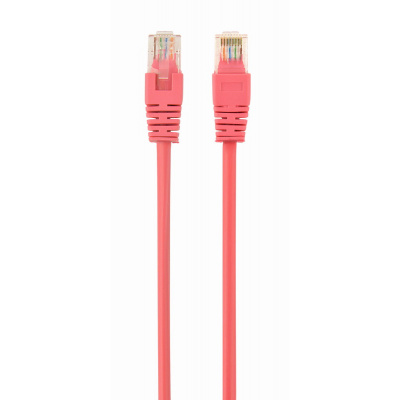 Patch kabel CABLEXPERT PP12-0.5M/RO c5e UTP  0 5m PINK