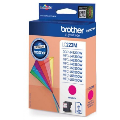 Brother LC-223M purpurová (magenta) originální cartridge