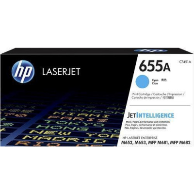 HP CF451A 655A azurová (cyan) originální toner