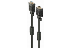 Kabel CABLEXPERT CC-PPVGAX-10-B prodlouž  mon  15M/15F VGA  3m stíněný extra, ferrity, BLACK