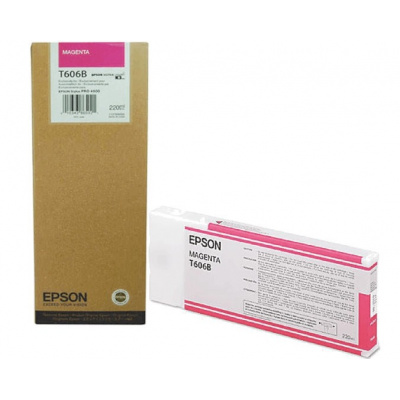 Epson T606B00 purpurová (magenta) originální cartridge