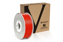 VERBATIM 3D Printer Filament PLA 1.75mm, 335m, 1kg red (OLD PN 55270)